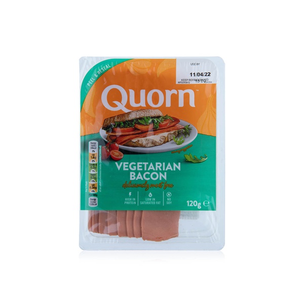Quorn Frozen Vegetarian Bacon 120G