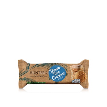 Hunter's Gourmet Sea Salt Brown Rice Crackers 100g