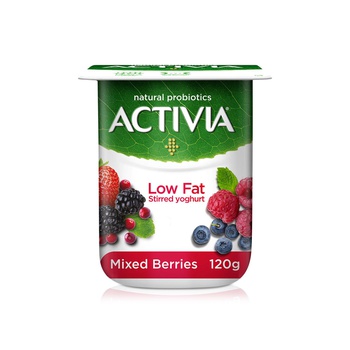 Activia Mixed Berries Yoghurt Low Fat 120g