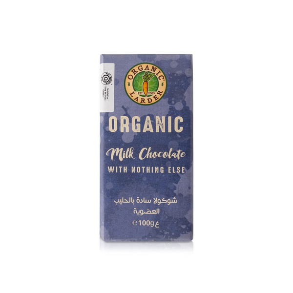 Organic Larder Milk Chocolate 100g