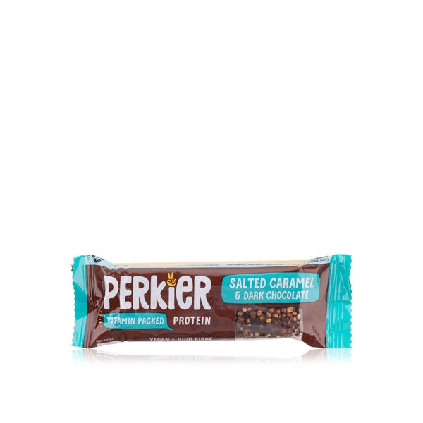 اشتري Perkier salted caramel and dark chocolate bar 37g في الامارات