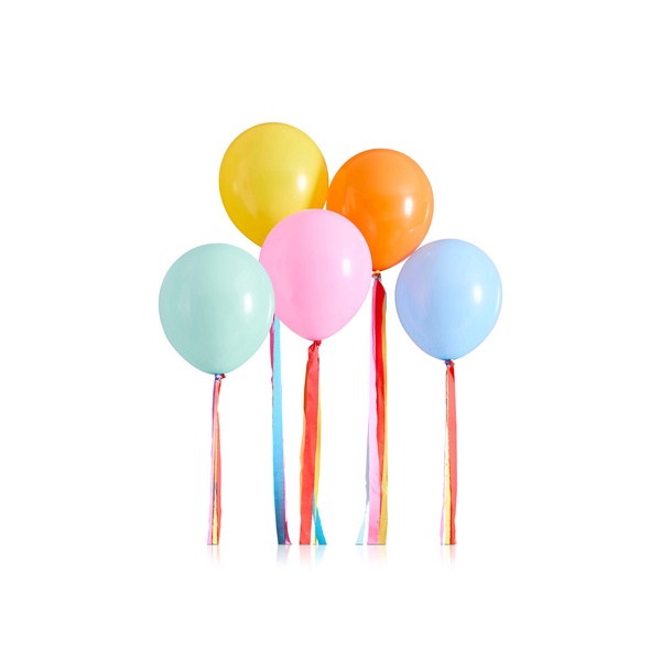 Hootyballoo Balloon Bright Tassel Tail x5