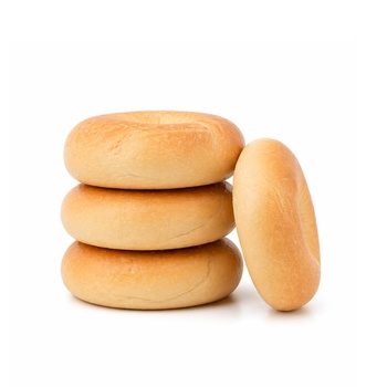 Plain Bagel 120g x 4 Pack