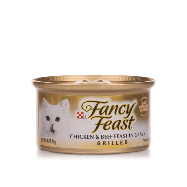 Fancy Feast Grilled Chicken and Beef in Gravy Wet Cat Food 85g