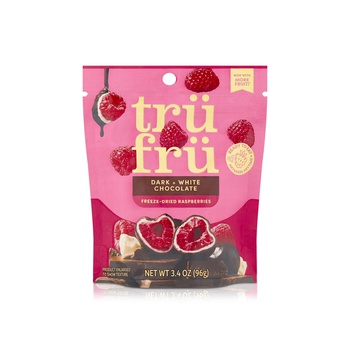 Trufru Raspberries In White & Dark Chocolate 96g