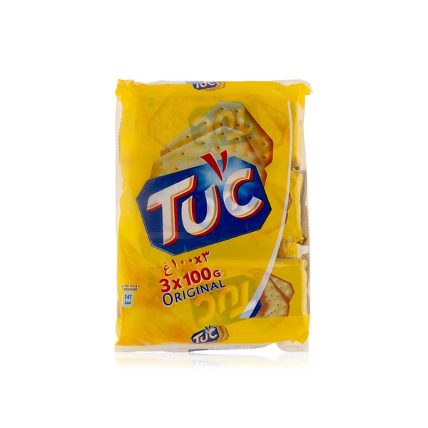 Tuc Original Salted Biscuits 100g 3s