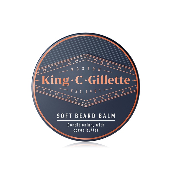 Buy King C. Gillette soft beard balm 100ml in UAE