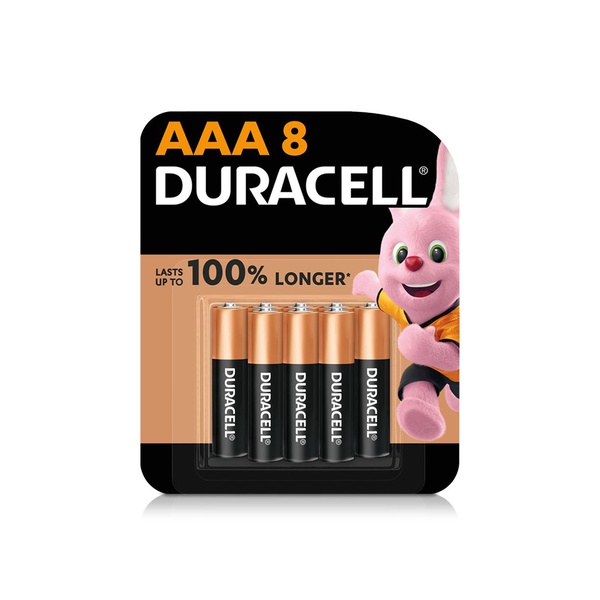 Duracell AAA Alkaline Batteries x 8
