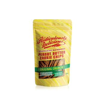 Ridiculously Delicious Peanut Butter Cookie Chips Original Crunch 150g