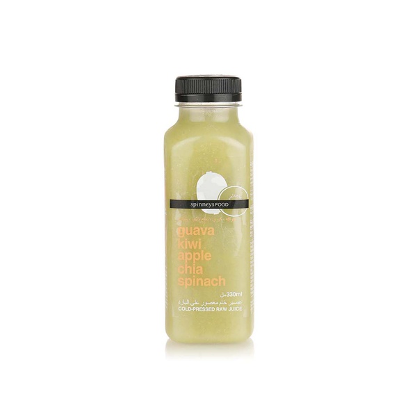 SpinneysFOOD green chia juice 330ml