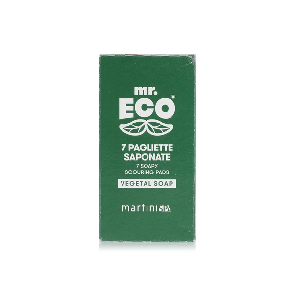 اشتري MartiniSPA Mr. Eco soapy scouring pads vegetal soap x7 في الامارات