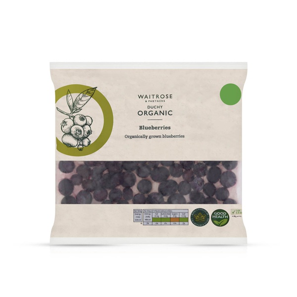 Waitrose Frozen Duchy Organic Blueberries 200g