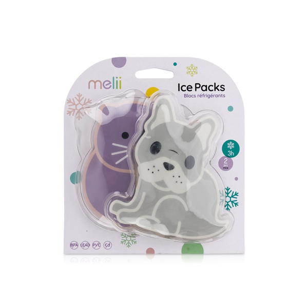Melii Gel Ice Packs Bulldog & Cat