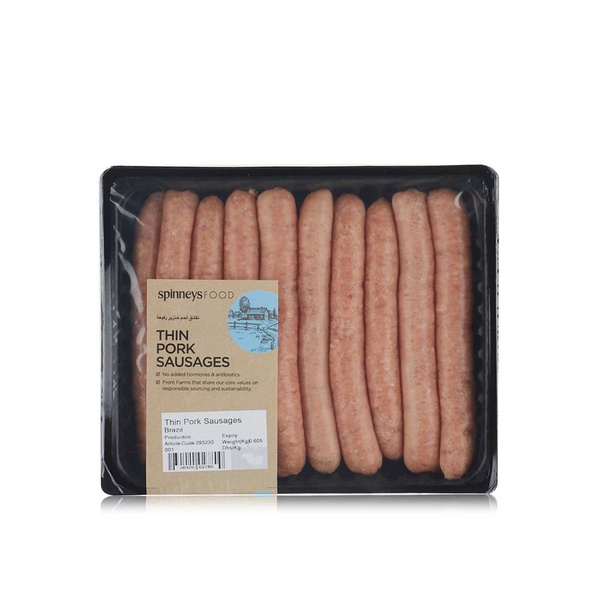 Spinneysfood Thin Pork Sausages