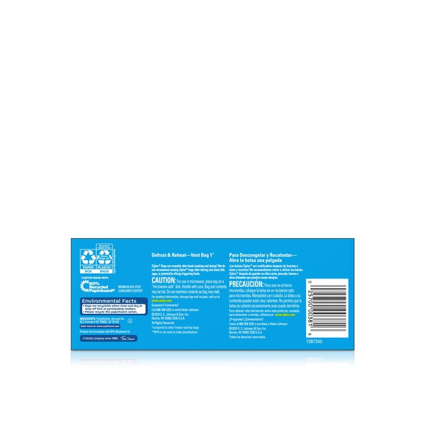 Ziploc Freezer Bags Quart Size 38 Pack