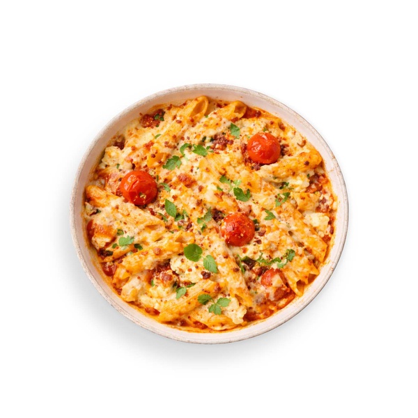 Tomato and Feta Pasta Bake