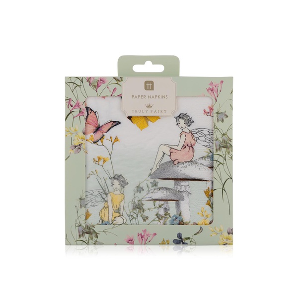 Talking Tables Truly Fairy Paper Napkins 33 x 33cm Pack of 20