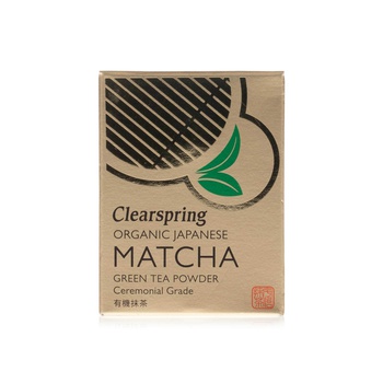 Clearspring Organic Japanese Matcha Green Tea Powder Ceremonial Grade 30g