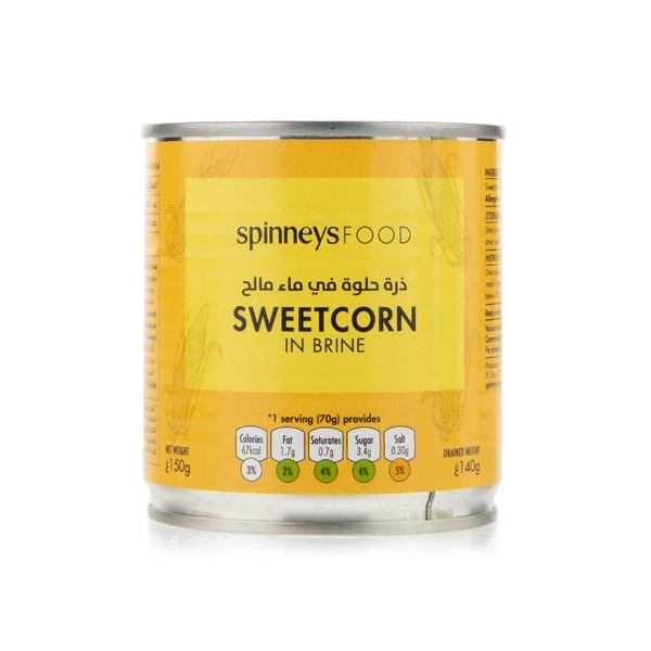 Spinneysfood Sweetcorn in Brine 150g