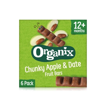 Organix Goodies Apple & Date Bars 12+ Months 6 x 17g