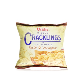 Oishi Salt & Vinegar Ribbed Cracklings 50g