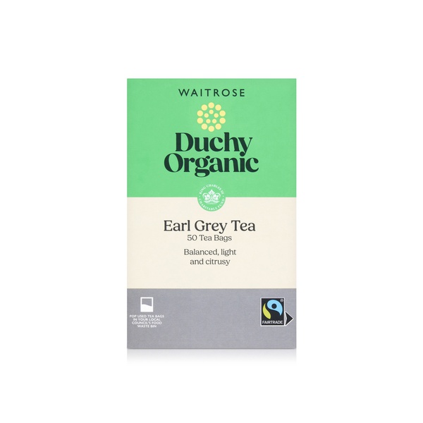 Waitrose Duchy Organic Earl Grey Teabags x50 125g