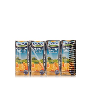 Lacnor Orange Juice 8 x 180ml