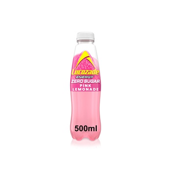 Lucozade Energy Zero Sugar Pink Lemonade 500ml