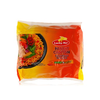 Lucky Me Pancit Canton Instant Noodles Sweet & Spicy 60g