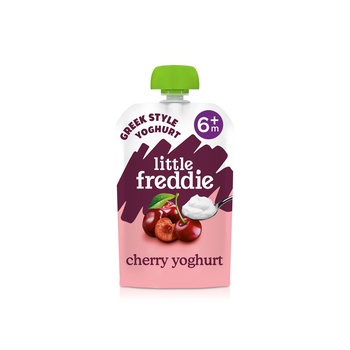 Little Freddie Organic Cherry Greek Style Yogurt Baby Food Pouch (+6m) 100g
