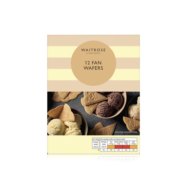 Waitrose Double Fan Wafers x 12