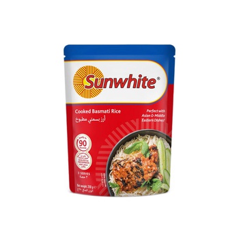 Sunwhite Cooked Basmati Rice 250g