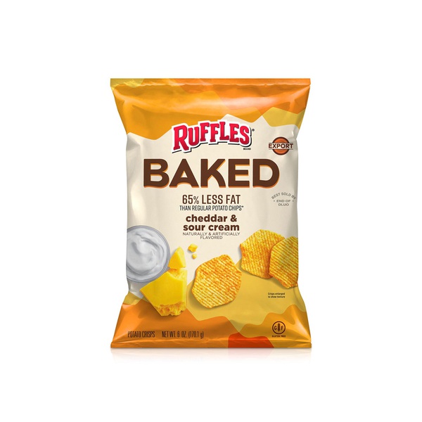 Ruffles Baked Cheddar and Sour Cream Potato Chips 170.1g