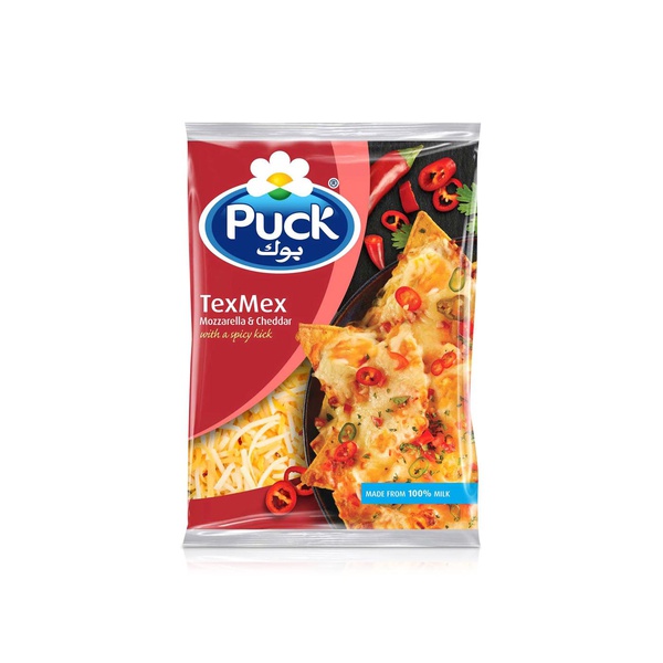 Puck Tex Mex Shredded Mozzarella and Cheddar Cheese Mix 180g