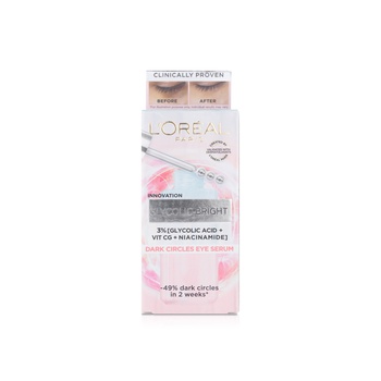 L'oreal Glycolic Bright Eye Serum 20ml