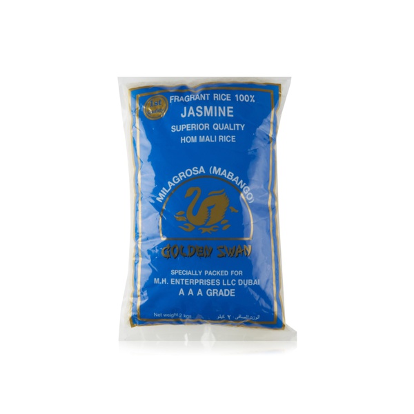 Buy Golden Swan jasmine rice 2kg in UAE