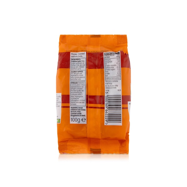 Waitrose Honey Roasted Cashews 100g