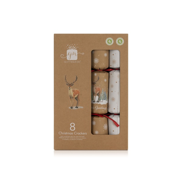 Gift Maker Kraft Stag Christmas Crackers 12" x 8