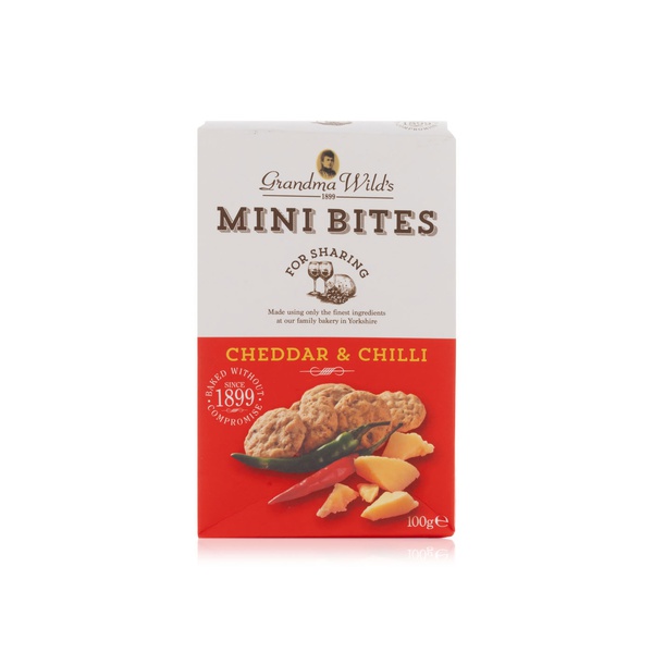 Grandma Wild's Mature Cheddar and Chilli Mini Bites 100g