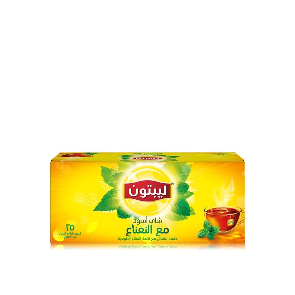 اشتري Lipton black tea with mint 25s 57.5g في الامارات