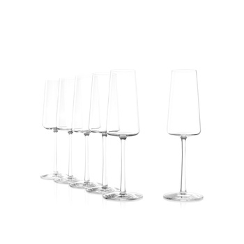 Stolzle Power Champagne Flute Glass 240ml x 6