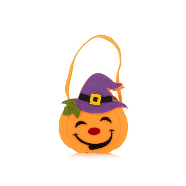 Party Magic Halloween Cute Pumpkin Felt Bag 16 x 16.5cm