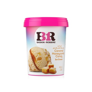 Baskin Robbins Caramel Honeycomb Candy Ice Cream 500Ml
