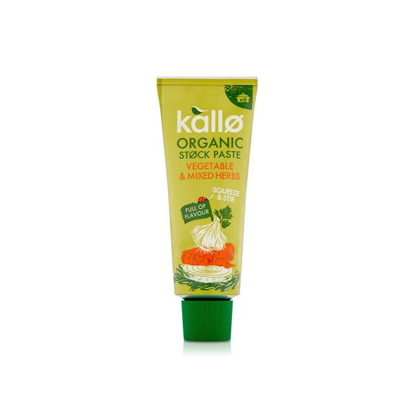 Kallo Organic Stock Paste Vegetables & Mixed Herbs 100g