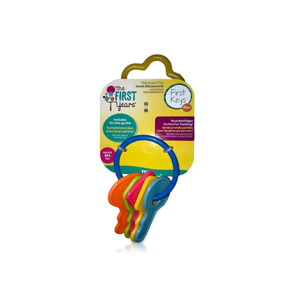 The First Years Learning Curve First Keys Multicolored Teether Y2049