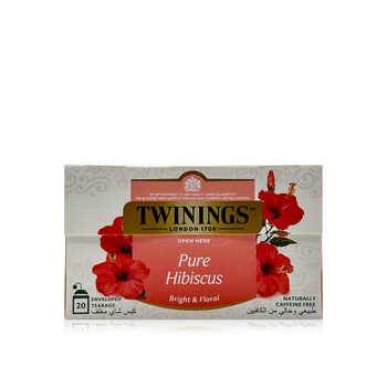 Twinings Pure Hibiscus 20 Tea Bags 46g