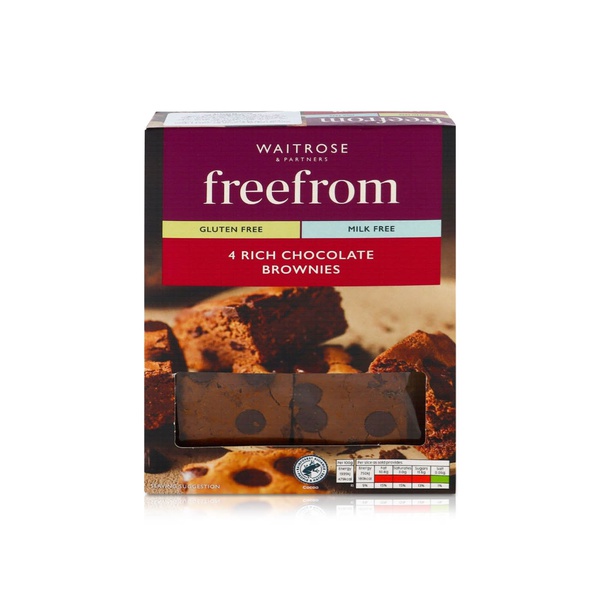 Waitrose Free from 4 Chocolate Brownies 150g