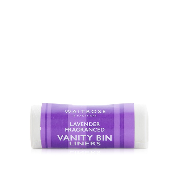 Buy Waitrose lavender scented vanity bin liners 10L 25s in UAE