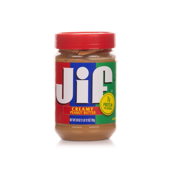 اشتري Jif gluten-free peanut butter creamy 793g في الامارات