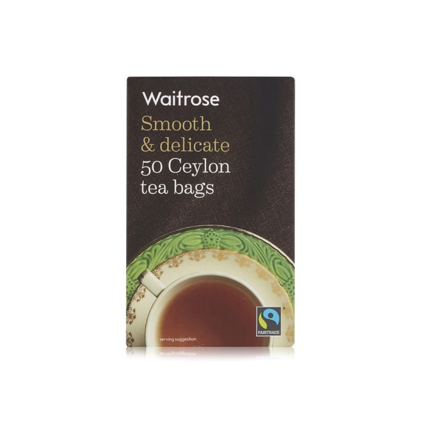 Waitrose Ceylon Tea Bags 50s 125g